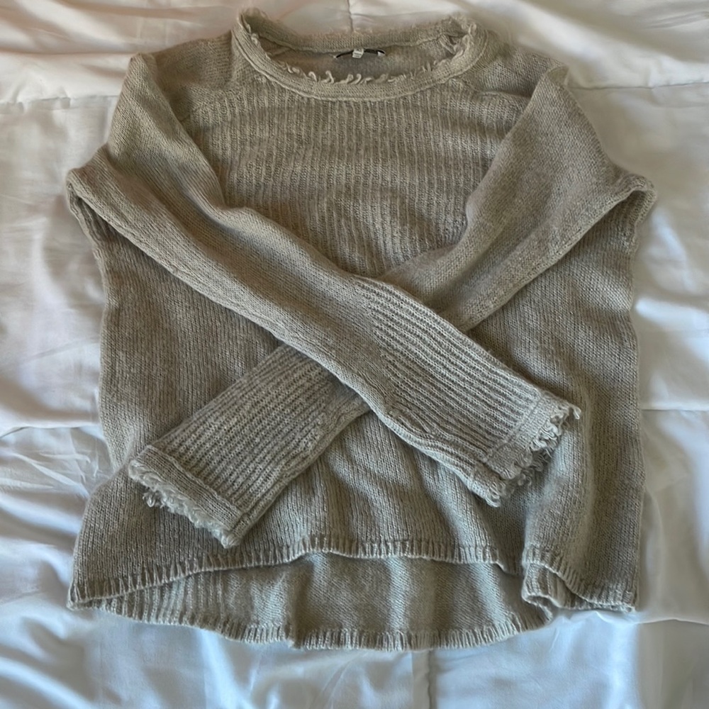 Beige Lucky Brand Sweater